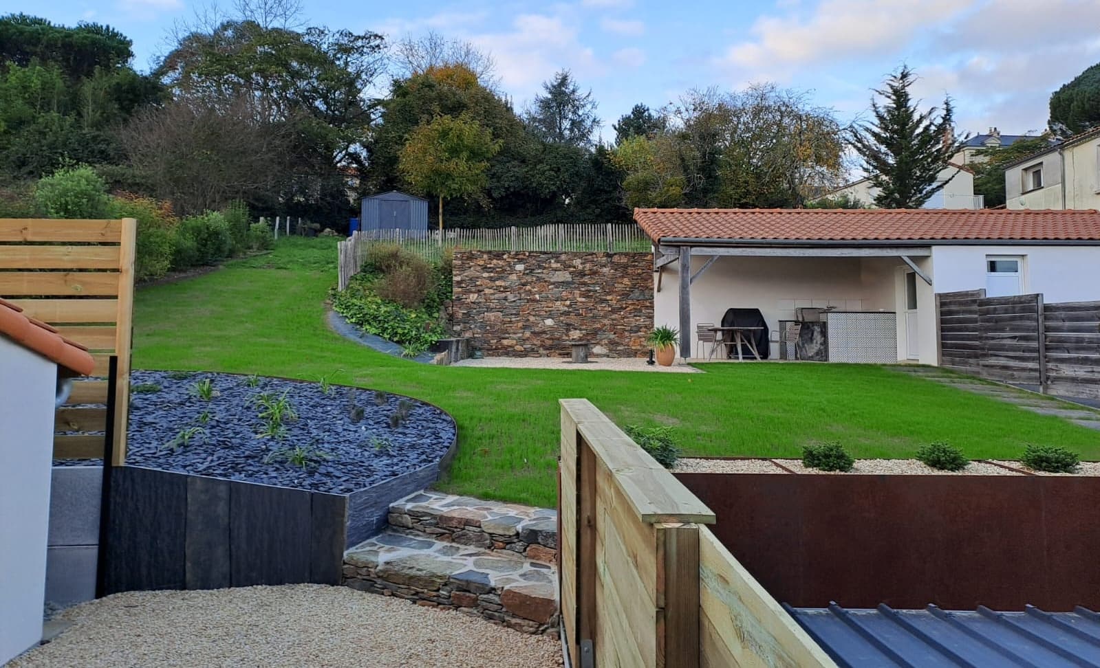 Jardin aménagé - Services de réalisation extérieure