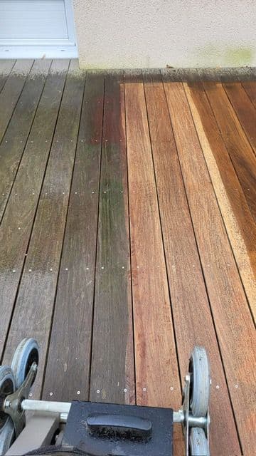 Nettoyage haute pression de vos terrasses